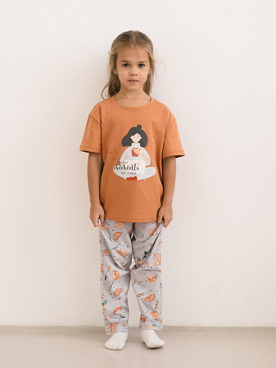 Пижама для девочки К1-857 P